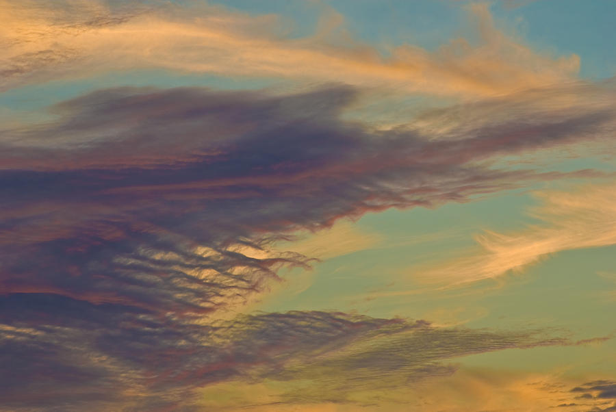 Clouds at Sunrise - 3362 Photograph by Jerry Owens