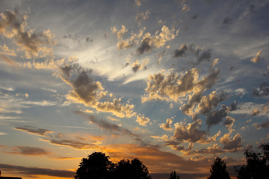 Sunset Photograph - Clouds at Sunset 1 by Jason Carroll