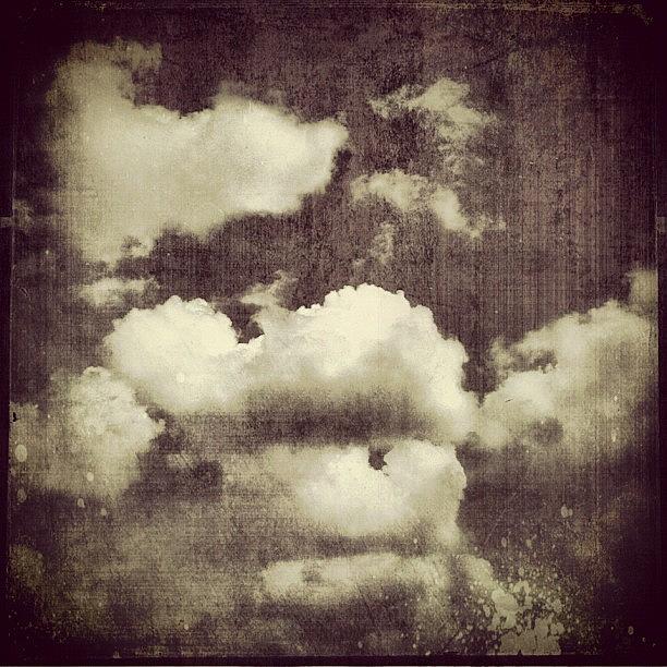 Clouds Photograph - Clouds But No Rain. #hipstamatic by James Kellar