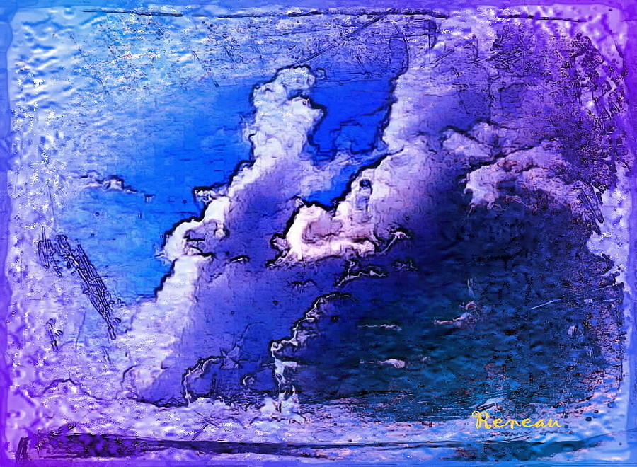Clouds in Purple Photograph by A L Sadie Reneau