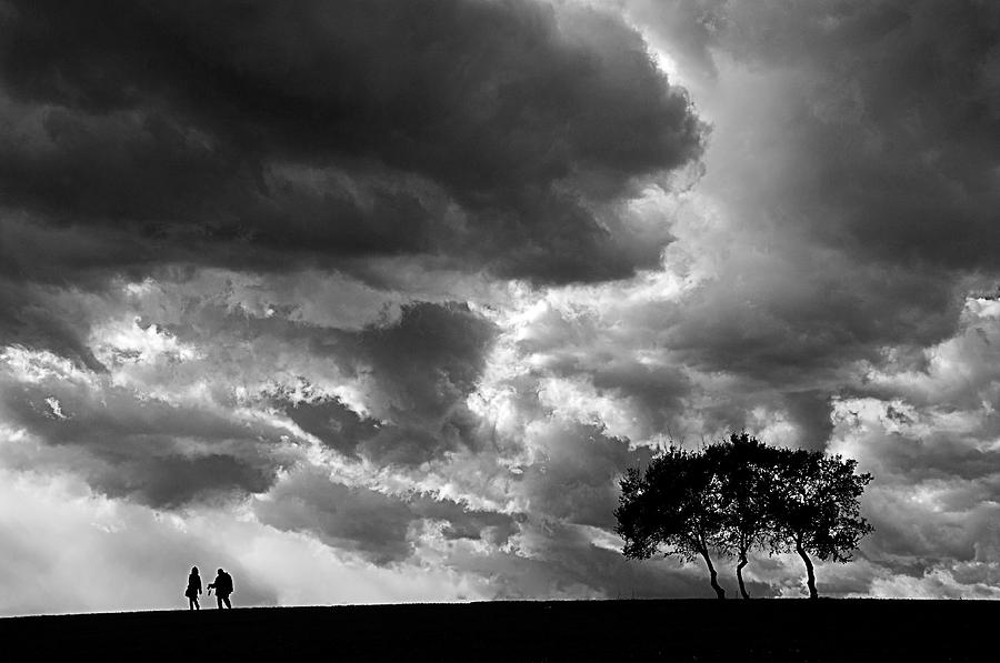 Tree Photograph - Clouds by Okan YILMAZ
