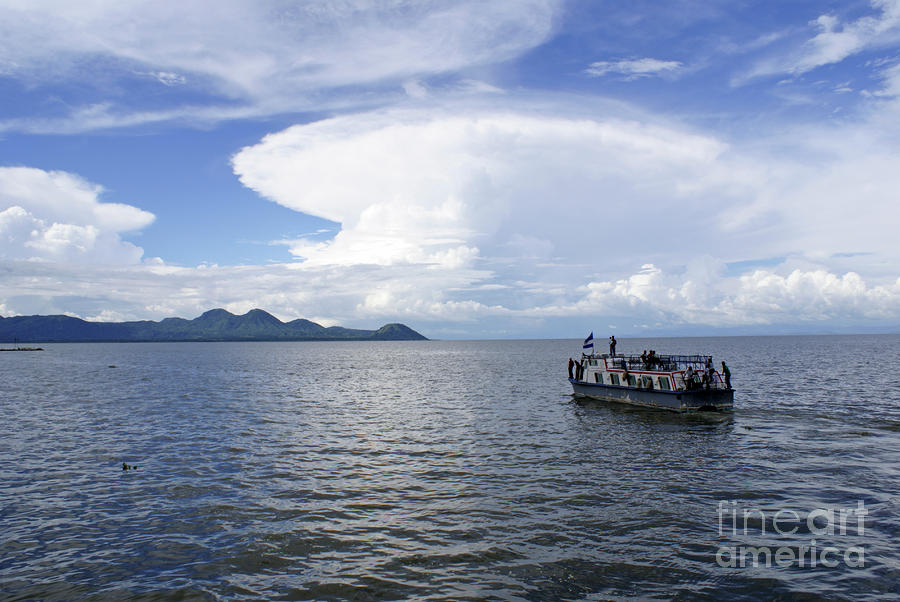 Clouds Over Lake Managua Nicaragua Photograph by John  Mitchell
