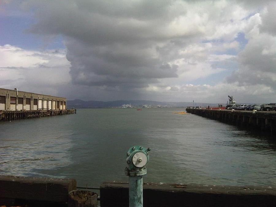 Clouds over SF Piers Photograph by Nimmi Solomon