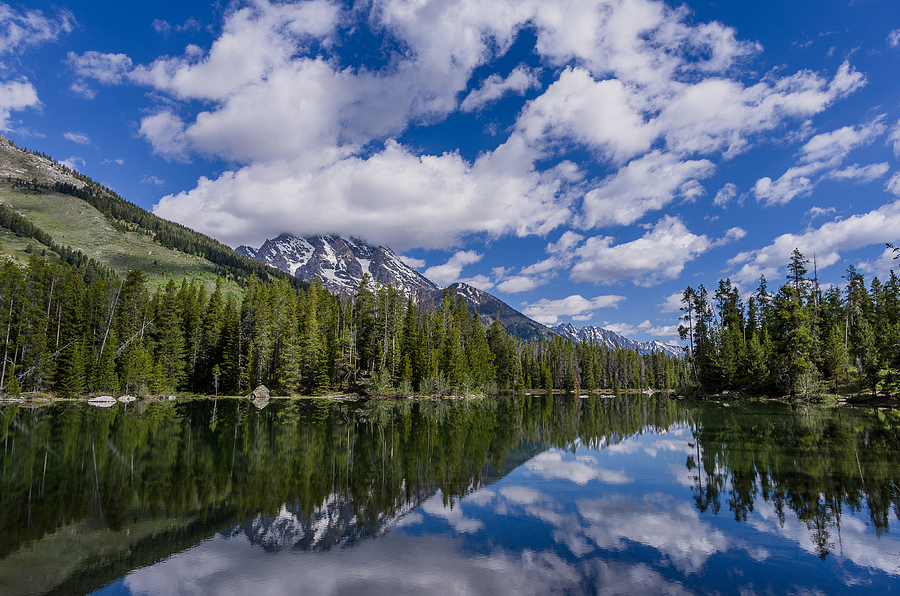 Clouds over String Lake Photograph by Greg Nyquist - Fine Art America