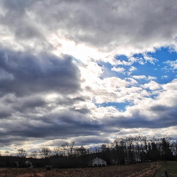 Clouds Over The Christmas Tree Farm Photograph by Lock Photography