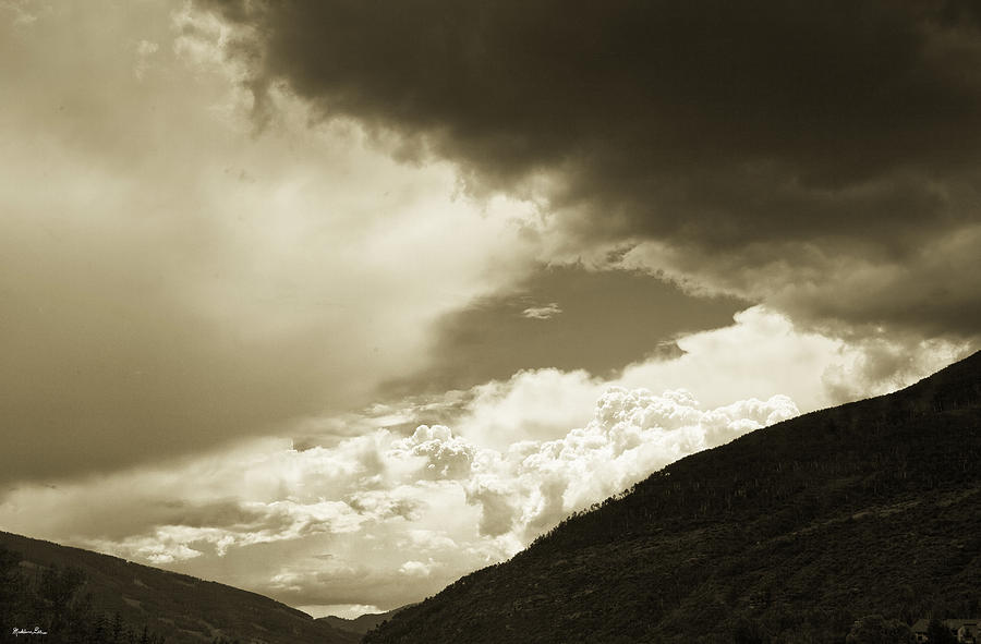Mountain Photograph - Clouds Over Vail 2 by Madeline Ellis