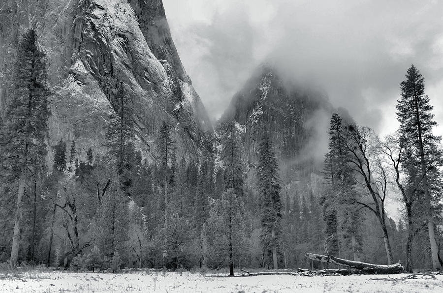 Clouds Over Yosemite Valley Photograph by Stephen Vecchiotti