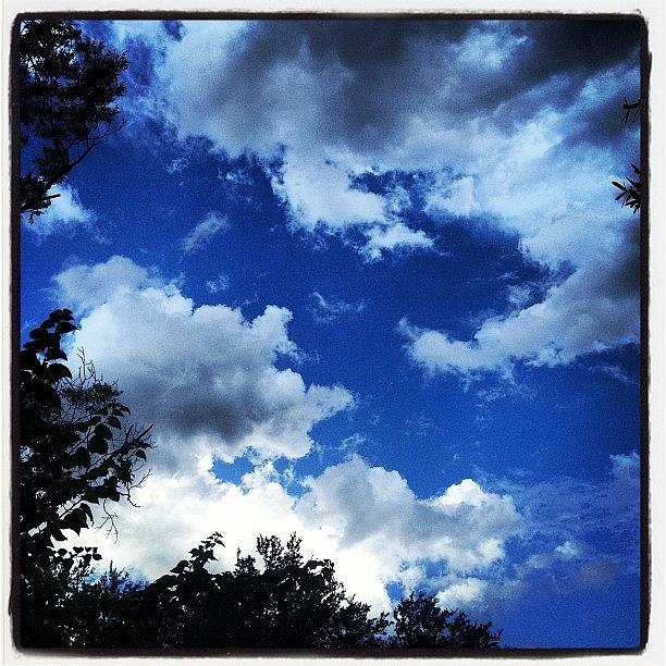 Clouds Photograph - #clouds #sky #afternoon #storm Like by J Michael Bragg Photography   