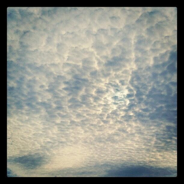 Blue Photograph - #clouds, #sky, #blue, #instagram by Rykan V