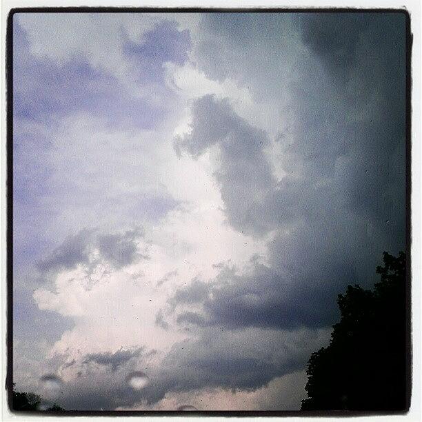 Indiana Photograph - #clouds #storm #indiana by Tosha Daugherty