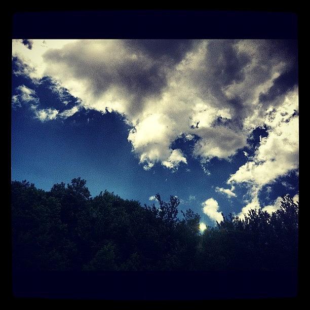 Summer Photograph - #clouds #summer #sunshine by Colleen Sullivan