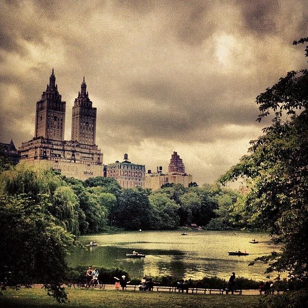 Summer Photograph - Cloudy Central Park. #nyc #centralpark by Luke Kingma