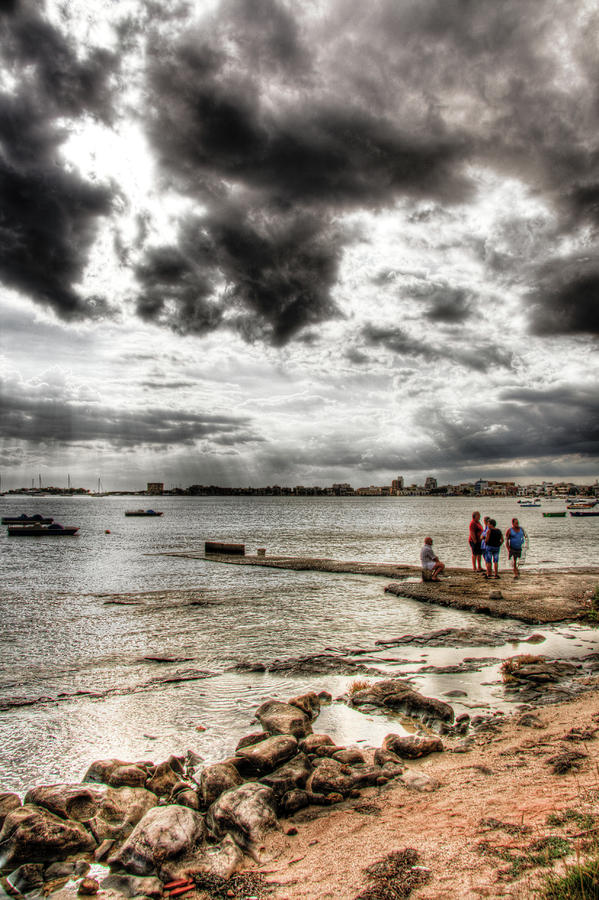 Cloudy Chat Photograph by Andrea Barbieri