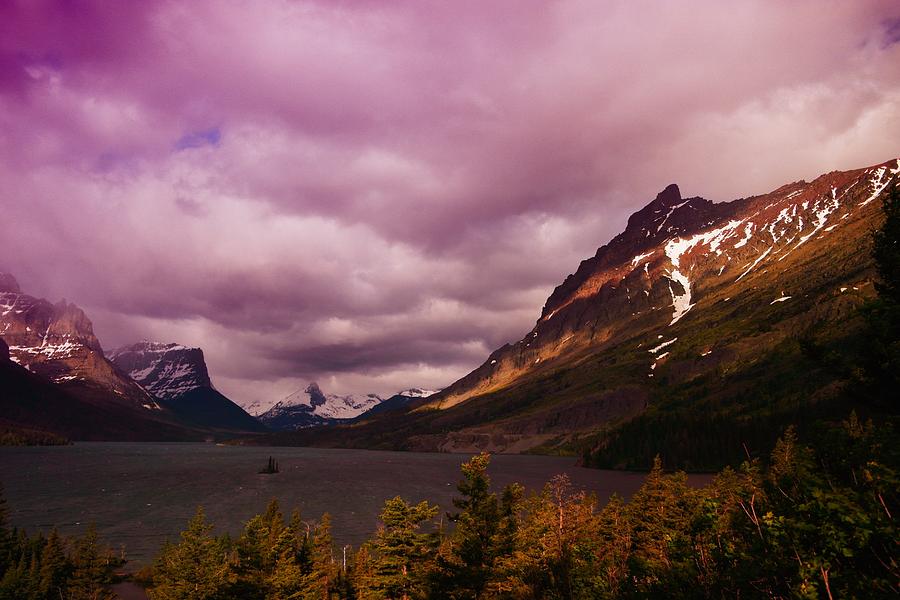 Glacier National Park Photograph - Cloudy Morning At Glacier by Jeff Swan