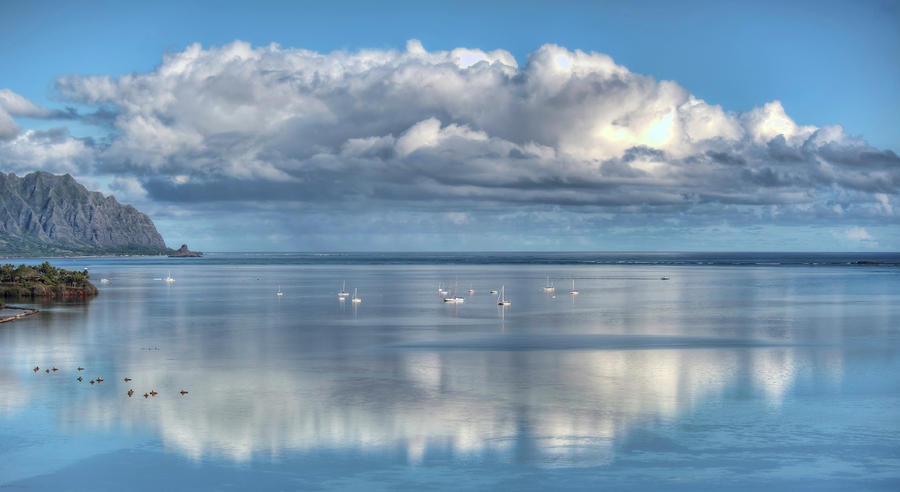 Cloudy Reflections Photograph by Dan McManus