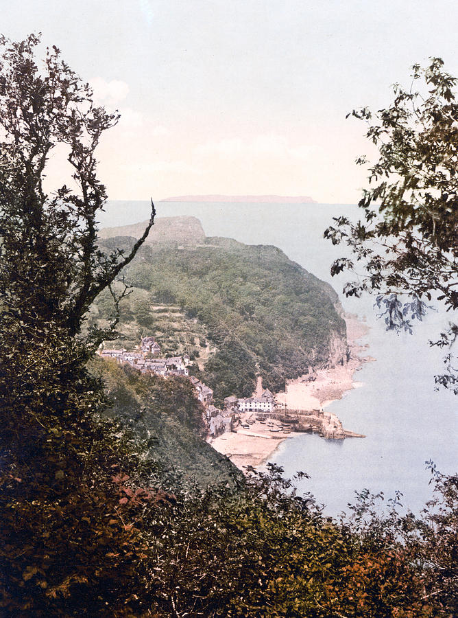 Clovelly - England - View from Hobby Drive Photograph by International  Images