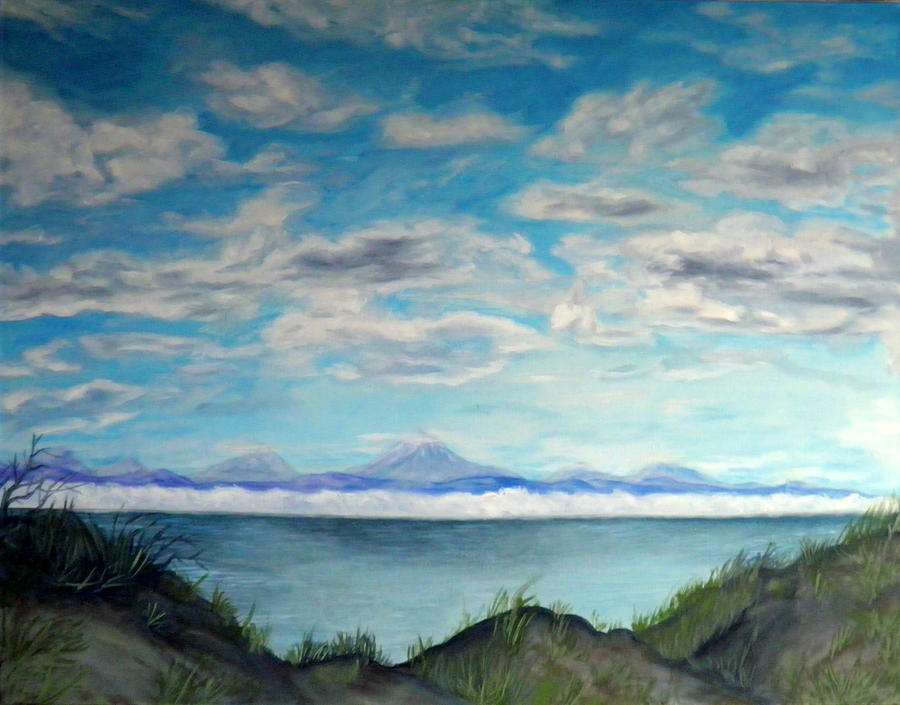 Clover Point Painting by Ida Eriksen
