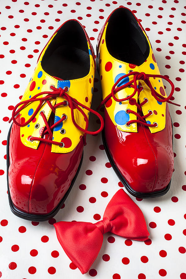 Clown shoes  Photograph by Garry Gay