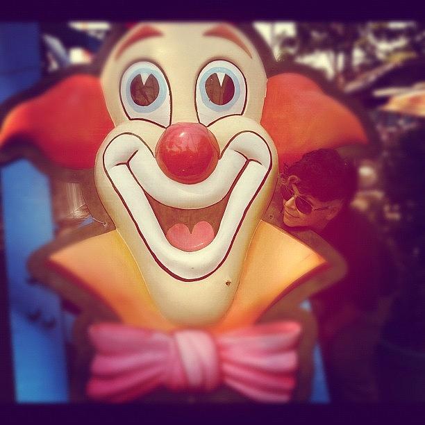Clowns Photograph - #clowns #coneyisland by Jennifer Silva