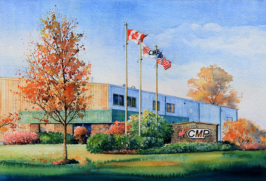 CMP Plant Painting by Hanne Lore Koehler