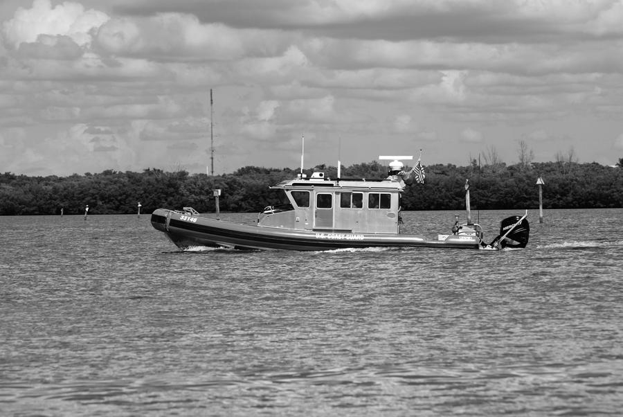 Coast Guard Boat Off Ft Myers Photograph by Florene Welebny