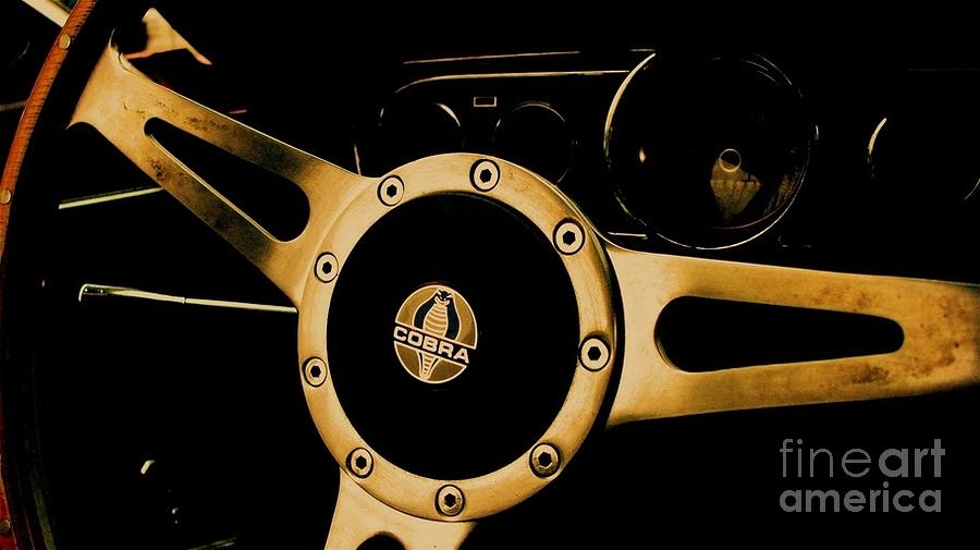 Cobra Steering Wheel Photograph by Morgan Wright