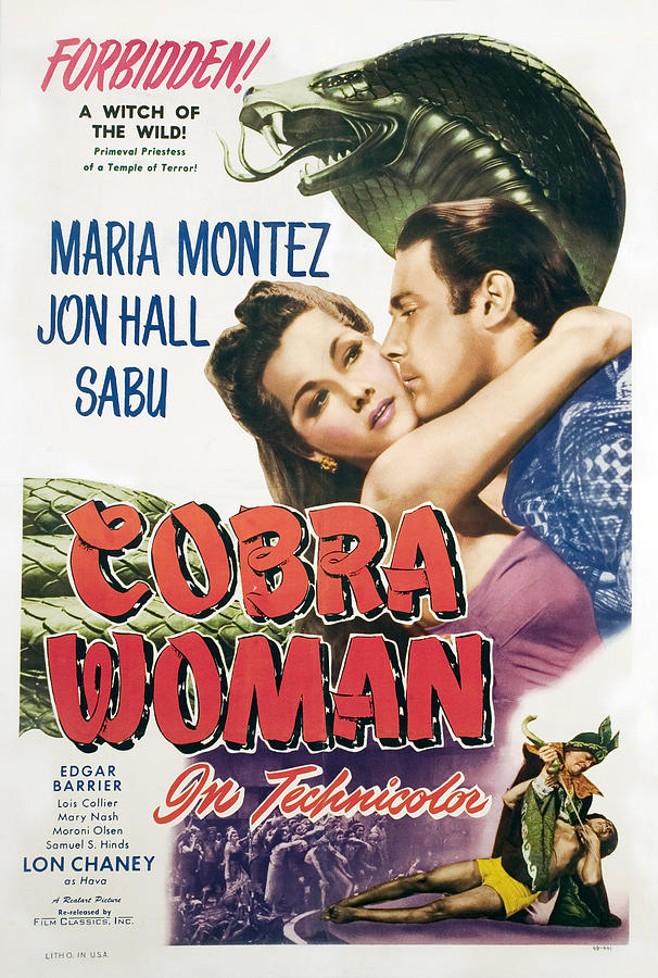 Cobra Woman, Maria Montez, Jon Hall Photograph by Everett