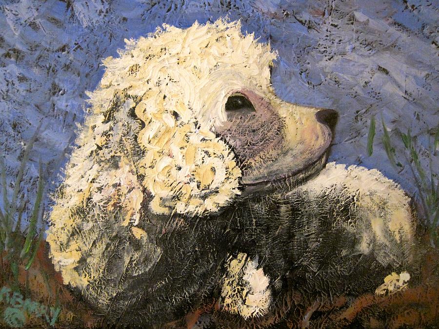 Cocker Spaniel Resting Painting by Kathryn Barry