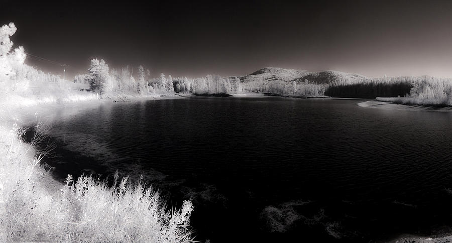 Cocolalla  Creek Panorama in infrared 1  Photograph by Lee Santa