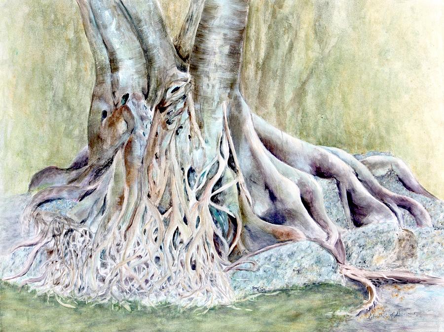Tree Painting - Coconut Groove Mangrove by Elisabet DEpenoux
