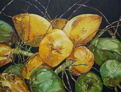 Coconuts Painting by Tonya Rowley - Fine Art America