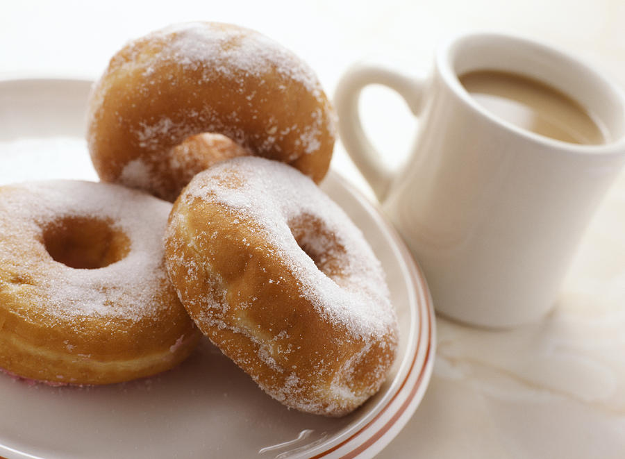 Coffee And Doughnuts Photograph by Erika Craddock - Fine Art America