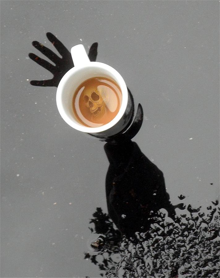 Coffee Beyond Blacktop Pond Photograph