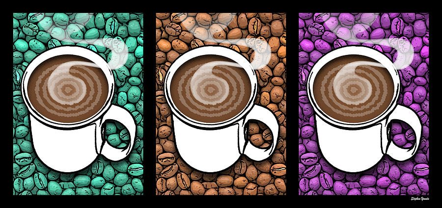 Coffee Break Digital Art by Stephen Younts