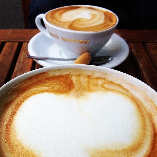Coffee Photograph - #coffee #cappuccino by Silke Heyer
