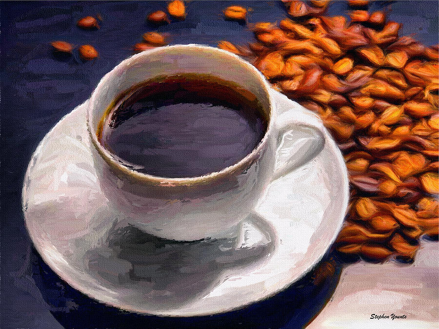 Coffee Mixed Media by Stephen Younts