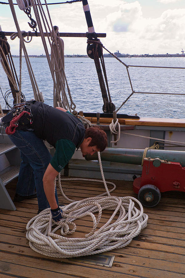 Coiling the line Photograph by Judith Tillson - Fine Art America