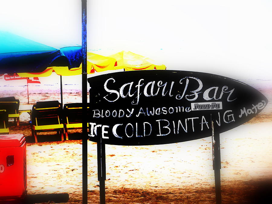 Cold Bintang at the Safari Bar in Bali Photograph by Funkpix Photo Hunter