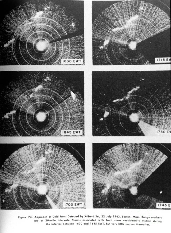 Cold Front, X-band Radar, 1943 Photograph by Science Source