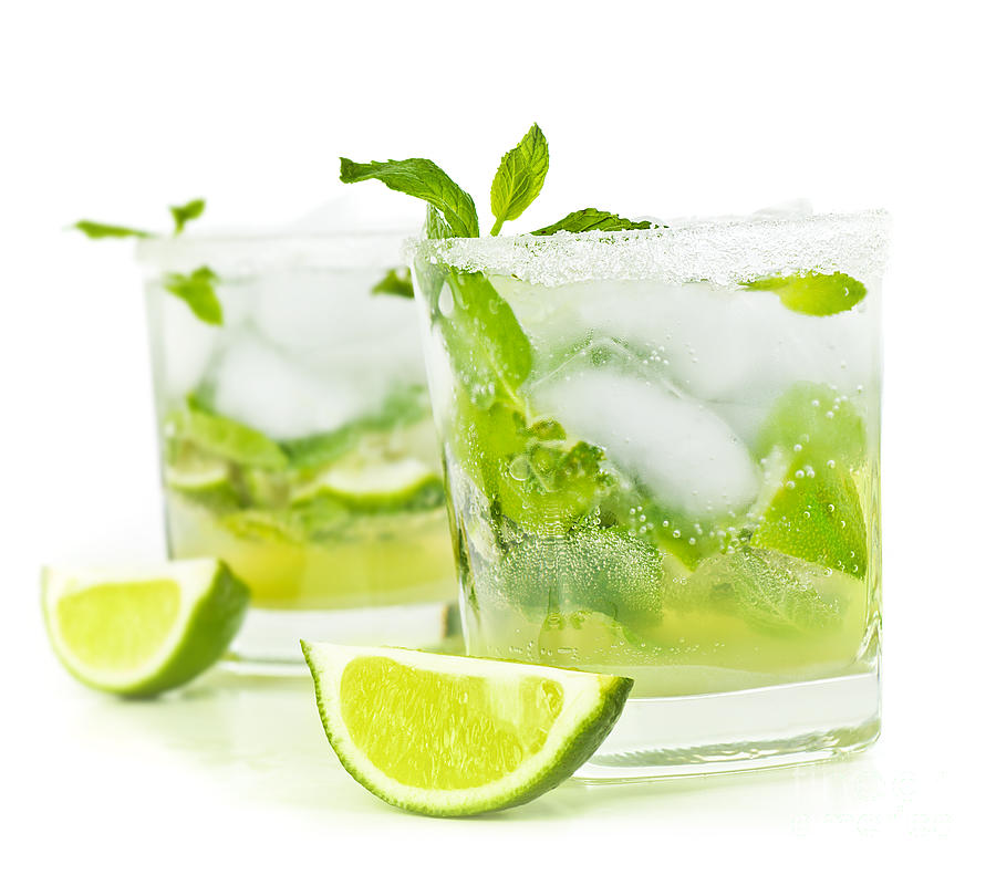 Cold mojito drink Photograph by Anna Om