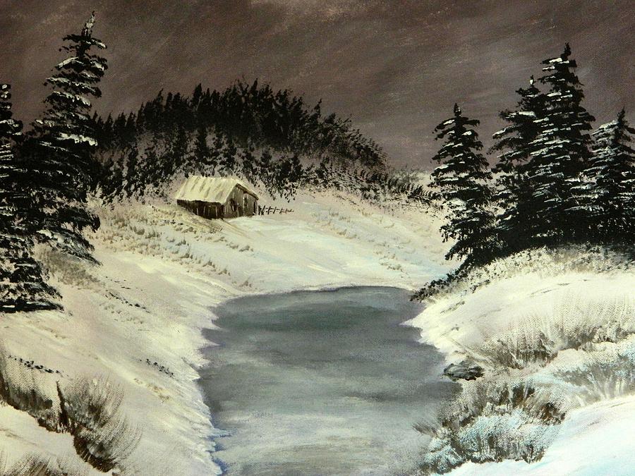 Cold Out There Painting by Everette McMahan jr