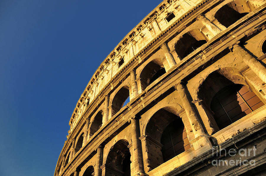 Architecture Photograph - Coliseum. Rome by Bernard Jaubert