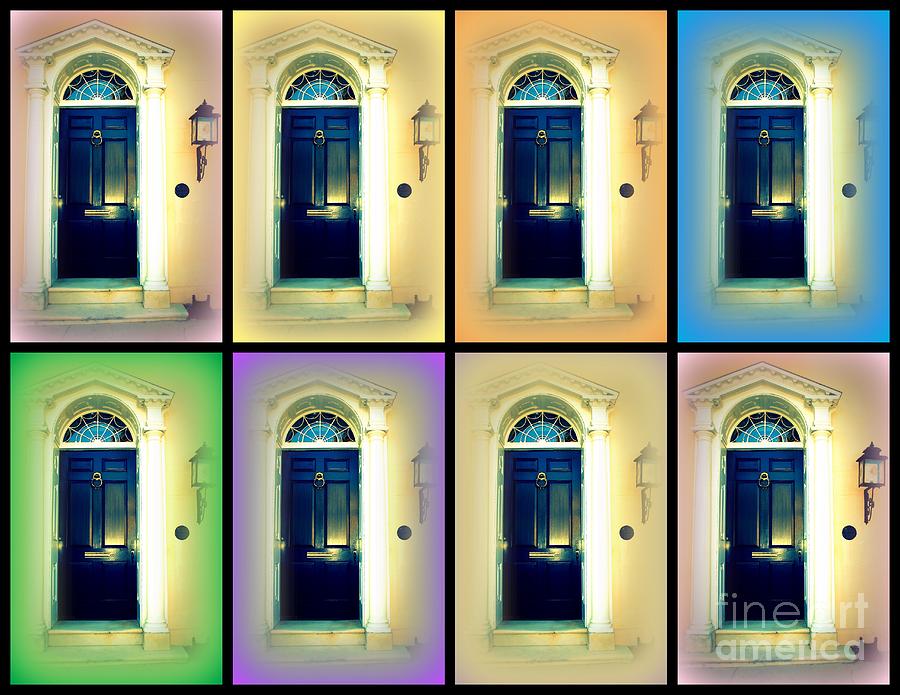 Collage of a Charleston Door Photograph by Susanne Van Hulst