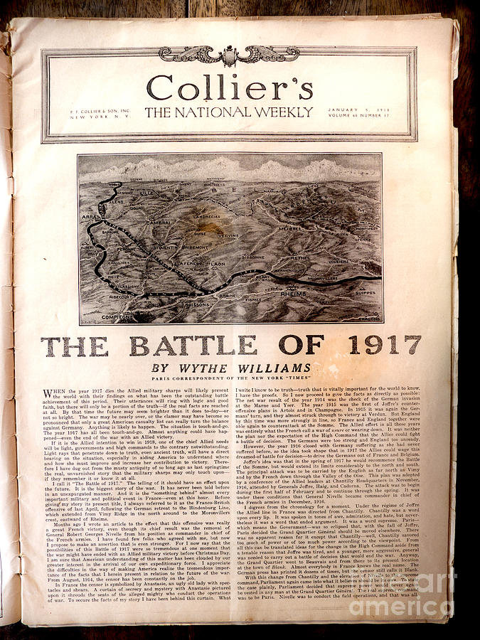 Colliers Photograph - Colliers Jan 5 1918 Pg 5 by Roy Foos