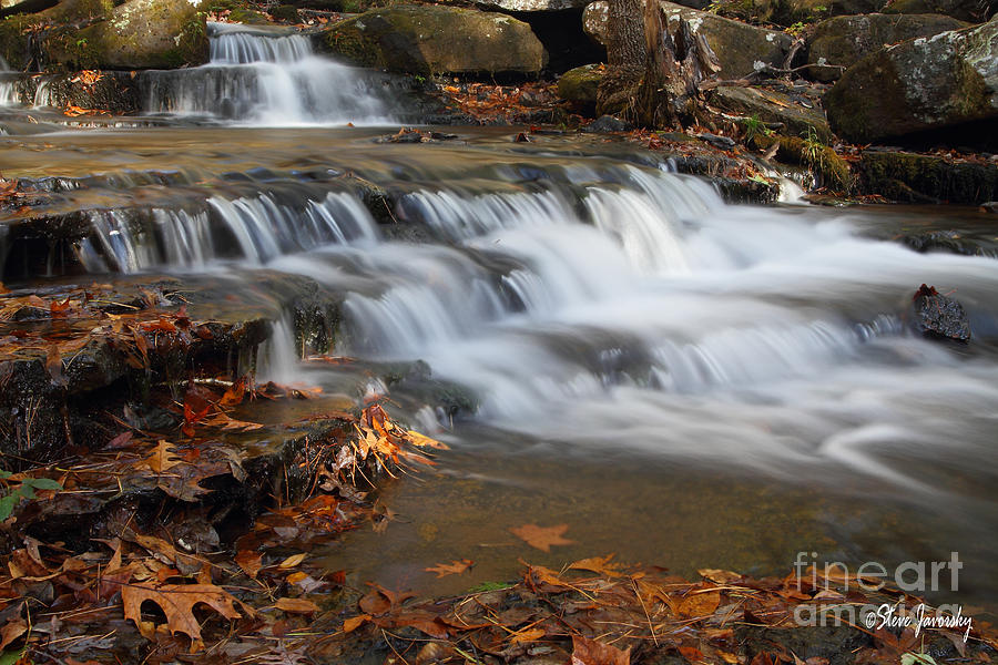 Collins Creek Falls Photograph by Steve Javorsky