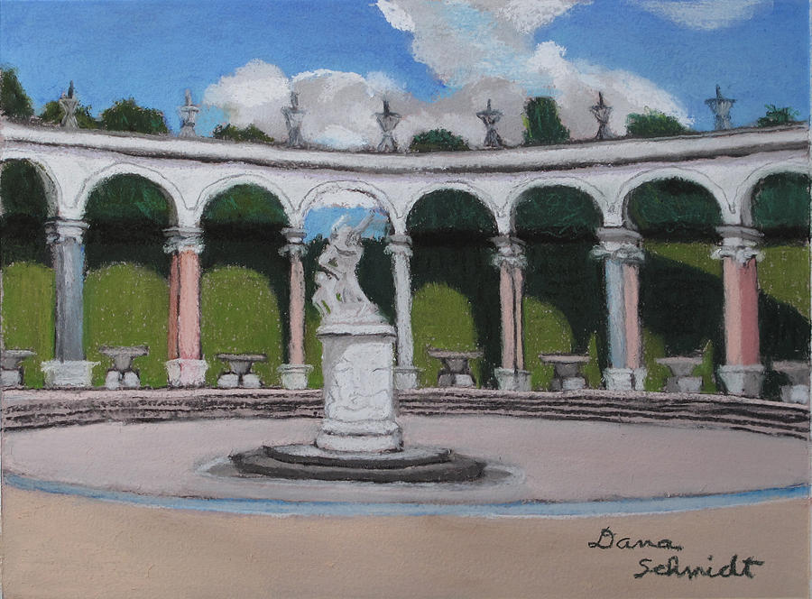 Paris Painting - Colonade Theater at Versailles by Dana Schmidt