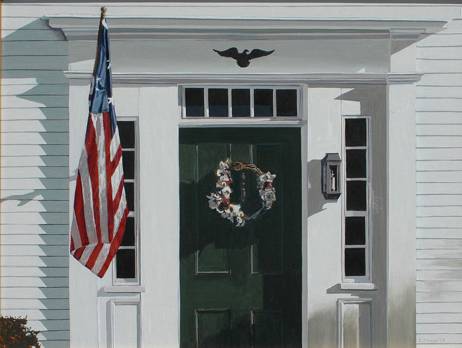 Colonial Entry Painting by Craig Morris