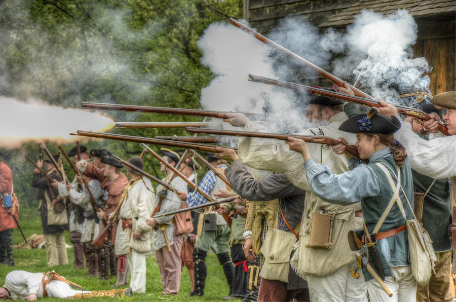 Colonial Soldiers by Robert Nelson