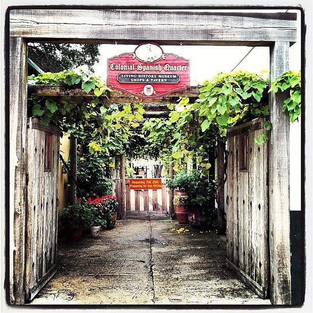 Rustic Photograph - Colonial Spanish Quarter by Michele Green Williams