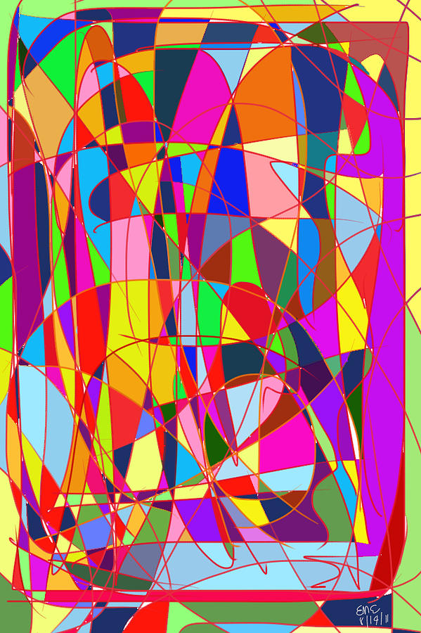 Color Dance 1 081411 Digital Art by Eric Elizondo